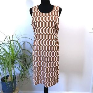 Banana Republic Geometric Retro MOD Stretch dress